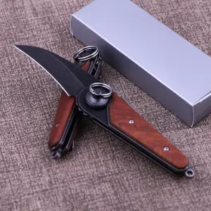 Multi-functional camping knife, portable fruit knife, suitable for home kitchen, outdoor camping barbecue, is the best gift for men!