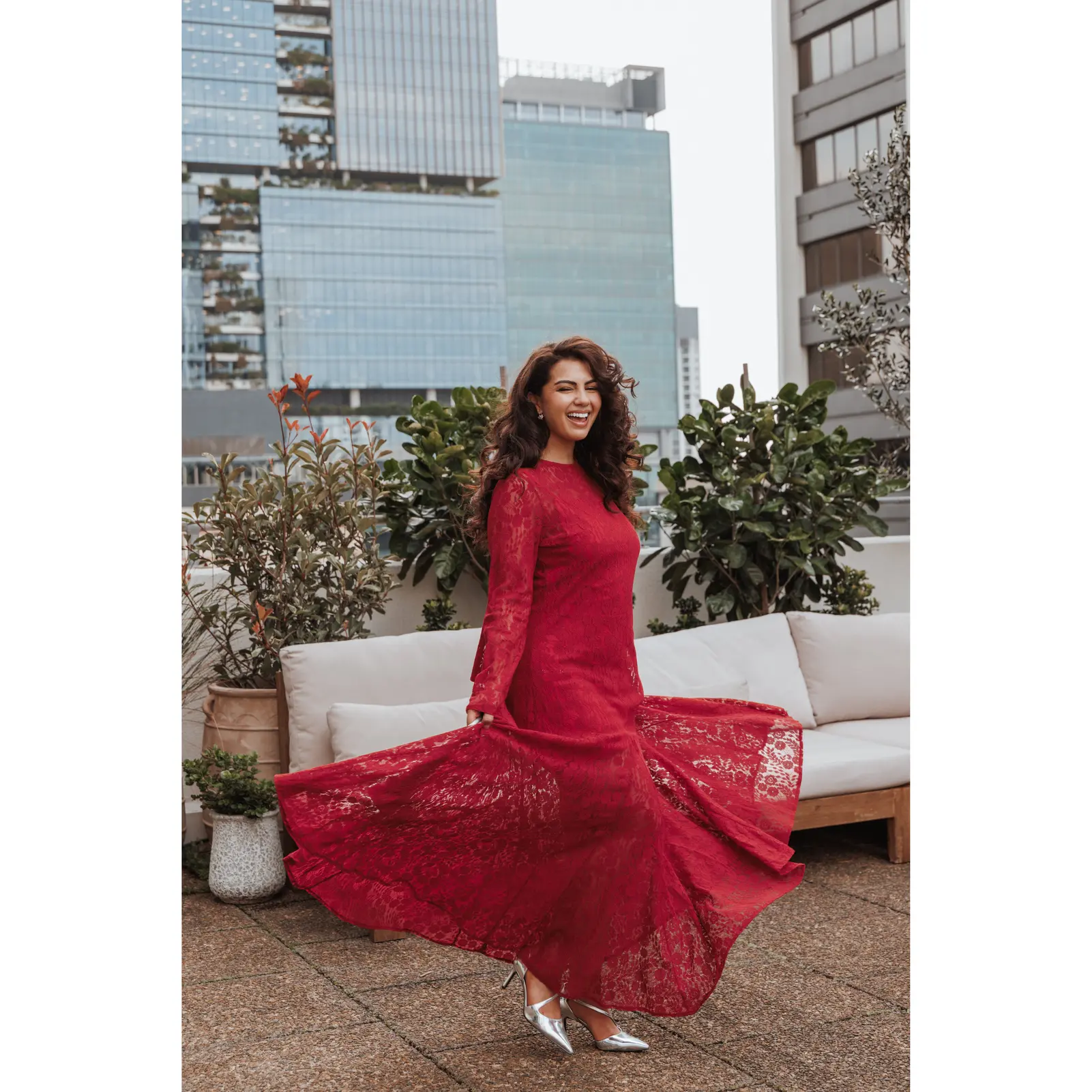 Keani Long Sleeve Maxi Dress - Red - TikTok Shop Keani Long Sleeve Maxi Dress - Red - TikTok Shop