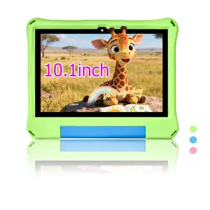 10.1 Inch Android Kids PC, Sim Card Calling & Parental Control Supported, Shockproof Case Included, Perfect Gift for Halloween Christmas Birthdays, Android Wifi Tablet