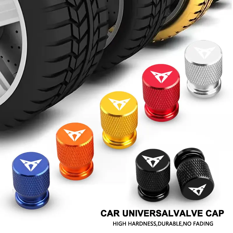 4pcs Car Tire Valve Stem Dust Cap, Tire Valve Nozzle Accessories Tool, Car Parts, Fits Seat Cupra Leon Ibiza Arosa Tolledo Exeo Mk2 Mk3 Mk4 Ateca Altea