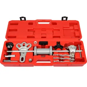 9 Way Slide Hammer Puller Dent Repair Front Rear Wheel Bearing Removal Tool Heavy Duty Wrench Hardware Automotive Truck Vehicle Car Brake Remover