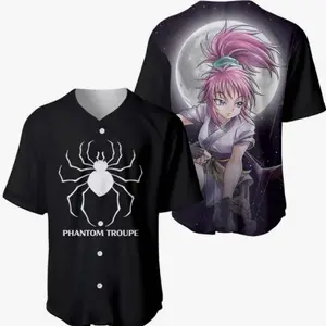 Machi Komachine Baseball Jersey – Anime Inspired Black Shirt, Unisex Streetwear, Manga Fan Outfit, All Size, Trendy Style