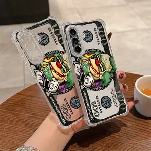 Creative Pattern Protective Phone Case Suitable for Galaxy A56 A26 A36 A55 A35 A06 A16 A05 A14 A24 A34 A54 A15 A05S A25 A23 A33 A53 A73 4G 5G Anti-Drop Transparent Soft Back Cover