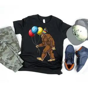 Bigfoot Birthday Shirt / Bigfoot Shirt / Bigfoot Gifts / Bigfoot / Yeti Shirt / Sasquatch Shirt / Bigfoot Tshirt / Tank Top / Hoodie Casual Black