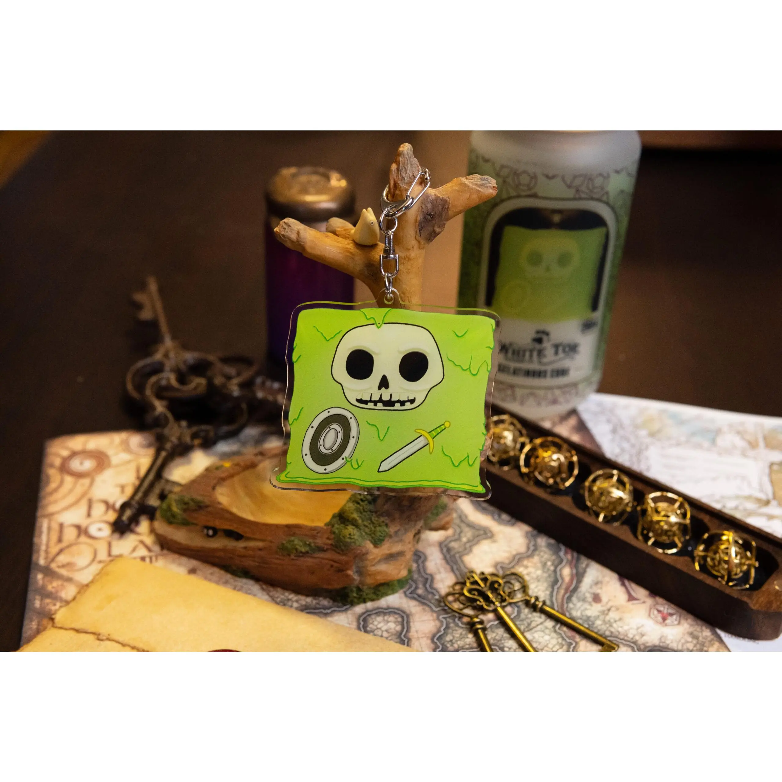 Dungeons & Dragons Acrylic Keychain - Gelatinous Cube