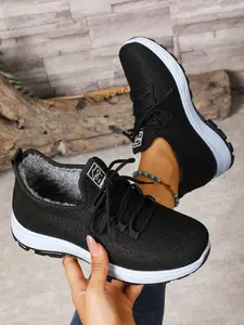 Women's Winter Snow Boots, Warm Lined Waterproof Anti-Slip Ankle Booties, Outdoor Walking Shoes for Ladies, Cold Weather Footwear