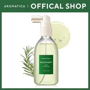AROMATICA Root Enhancer Rosemary water spray for hair growth - with rosemary oil & caffeine & biotin - Korean hair care for hair thinning & hair loss - free from silicone, paraben and sulfate