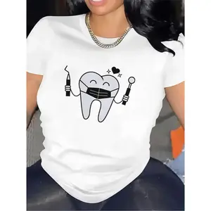 Durable Teeth-Themed Shirt for Dental Professionals – Lightweight and Comfortable