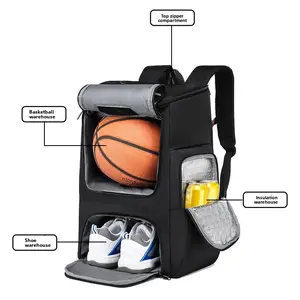 Multifunctional basketball bag training bag large capacity convenient backpack waterproof insulated backpack casual bag basketball football training backpack