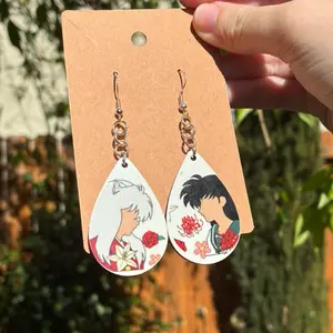 Kagome and inuyasha earrings