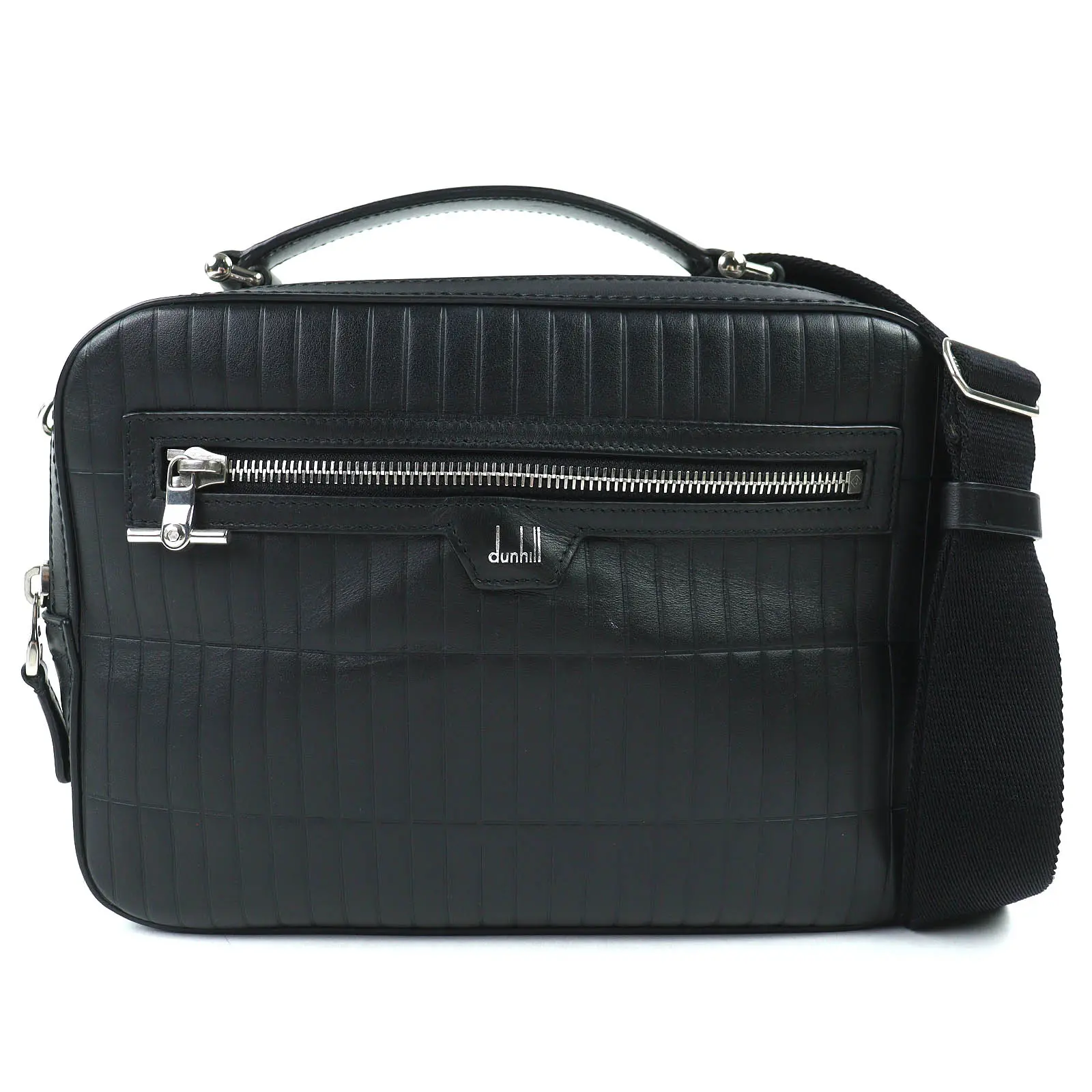 Pre-owned Dunhill Calfskin Shoulder Bags Calf Leather 2way Bag
