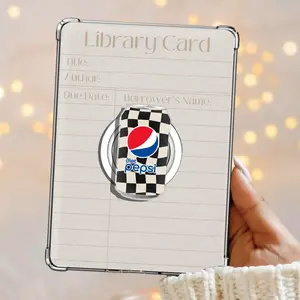 Diet Pepsi Checkerboard Soda Kindle Grip Book Lover Cute Kindle Accessories Phone Holder PopSocket Phone Grip Magnetic Pop Socket Phone Grip