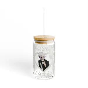 But Daddy I love him Gojo Satoru Cup, Jujustu Kaisen Cup, But daddy I love him, For her Cup, JJK Cup, Sipper Glass, 16oz Bamboo Classic