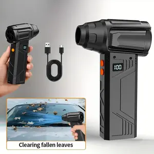 180,000RPM Cordless Air Duster Pro - 4-Speed Eco Blower, Rechargeable Battery & LED Light for Keyboard/Car Cleaning, No More Canned Air