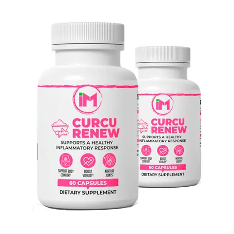 IM CurcuRenew - 2 Bottles | Turmeric & Curcumin Supplement with BioPerine | Joint, Body Comfort & Healthy Inflammatory Response Support
