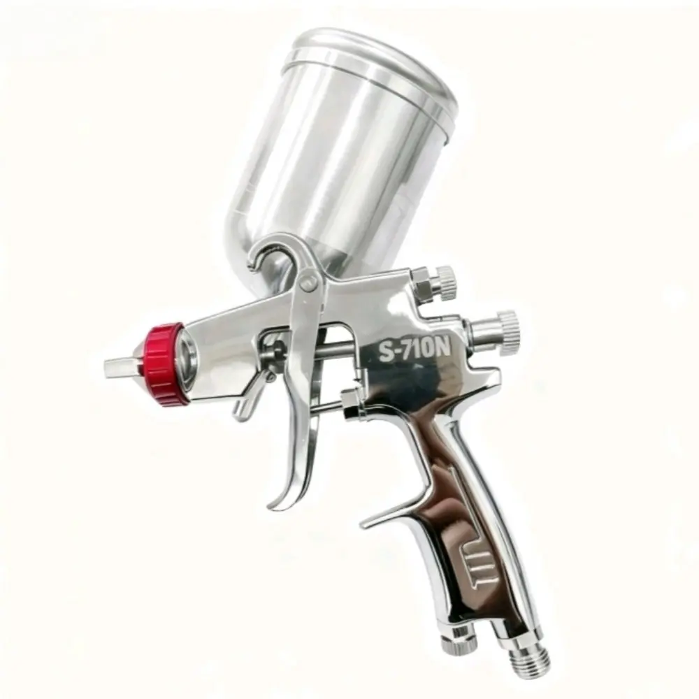 Professional S710n Spray Gun 1.3mm Tip Nozzle, High-Quality Gravity Airbrush for Car Painting, Ideal for Automotive Finishing, Paint Spraying Tool