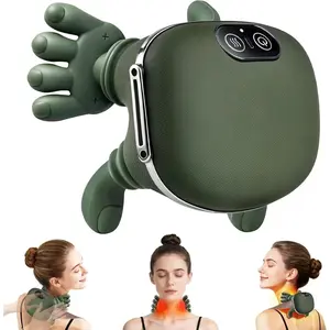 【Mother's Day gift】Biomimetic Finger Neck Shoulder Massager Wireless Cervical Shoulder Muscle 4D Kneading Body Back Hand Massage Shawl Brushless Motor Cordless
