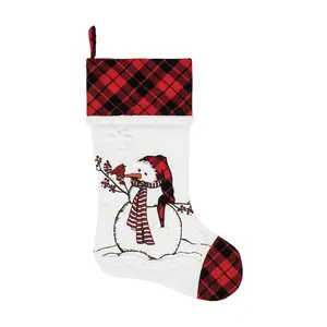 C&F Home Snowman Embroidered Christmas Stocking