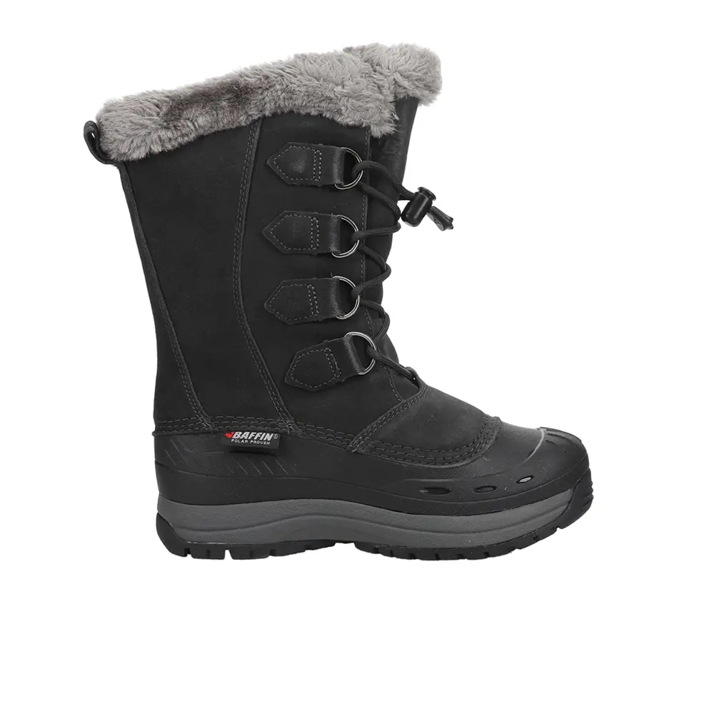 Baffin Womens Chloe Waterproof Insulated Snow Casual Boots Mid Calf - Black