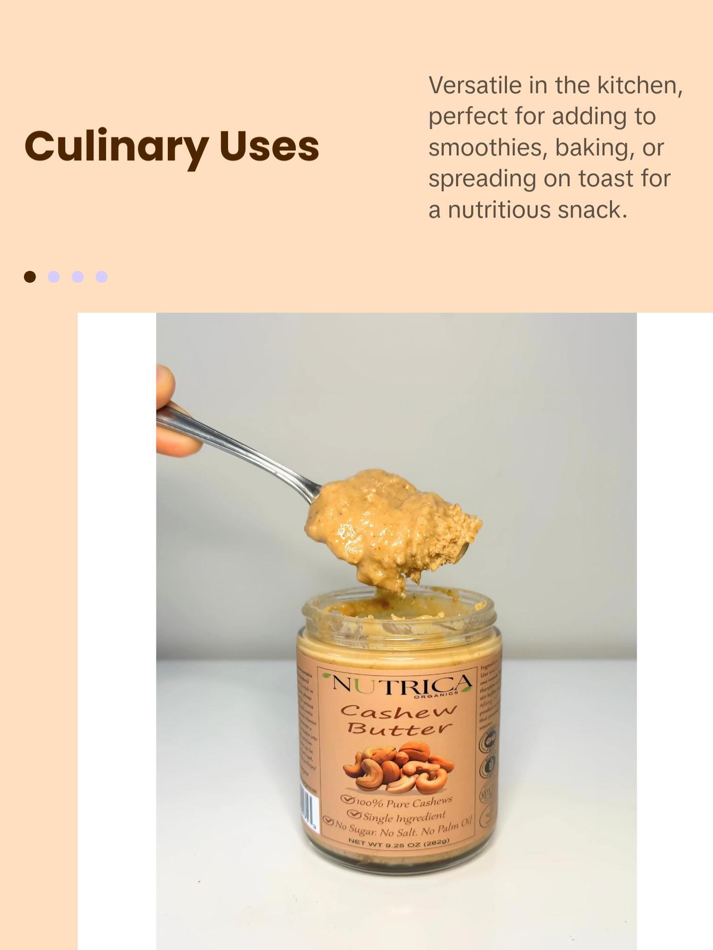 100% Natural Cashew Butter