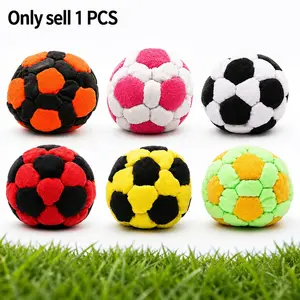 Soccer Hackys Footbag Sacks, Soft Plush Footbags for Kids Adults, Durable Fleece Juggling Balls, Juggling Balls for Beginners and Professionals, Vibrant Sports Design for Indoor & Outdoor Play, Party Favors, and Coordination Training