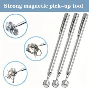 Expandable Magnetic Pick-Up Tool with Ergonomic Handle, No Battery Needed, Durable Multi-Function DIY Tools for Car Repair, Home Improvement