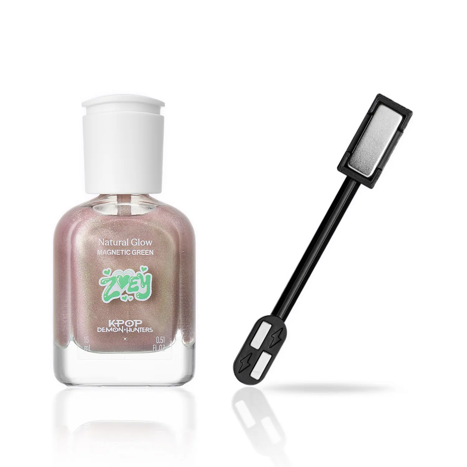 ohora x KPDH Cat Eye Nail Care Polish Set with Magnetic Stick, 15 mL