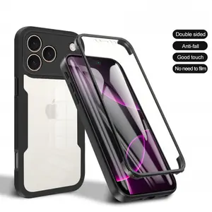 No More Broken Screens!360 °       Full Body Shockproof Phone Case with HD Screen Protector, for iPhone 17 16e 15 14 13 12 PRO MAX PLUS,AIR,Anti-Scratch Clear Cover, Drop Protection,Perfect gift for friends and family