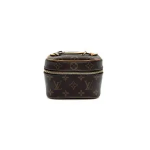 Pre-owned Louis Vuitton As Shown Crossbody Bags HZ 1538 Nice Nano Monogram Canvas toiletry pouch 26.02.09