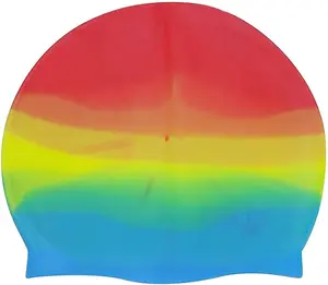 3 pack Silicone Swim caps