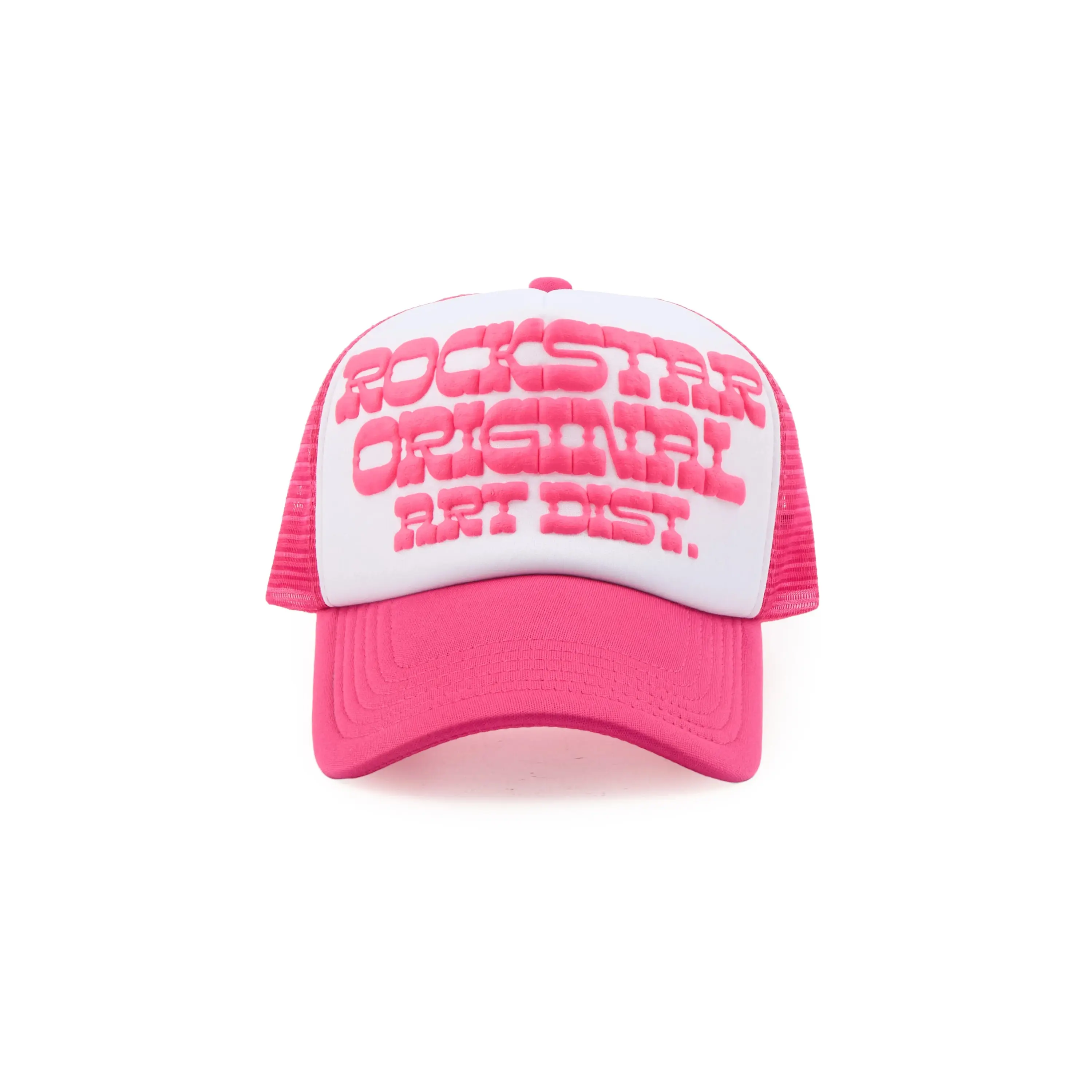 Kennedie Pink/White Trucker Hat