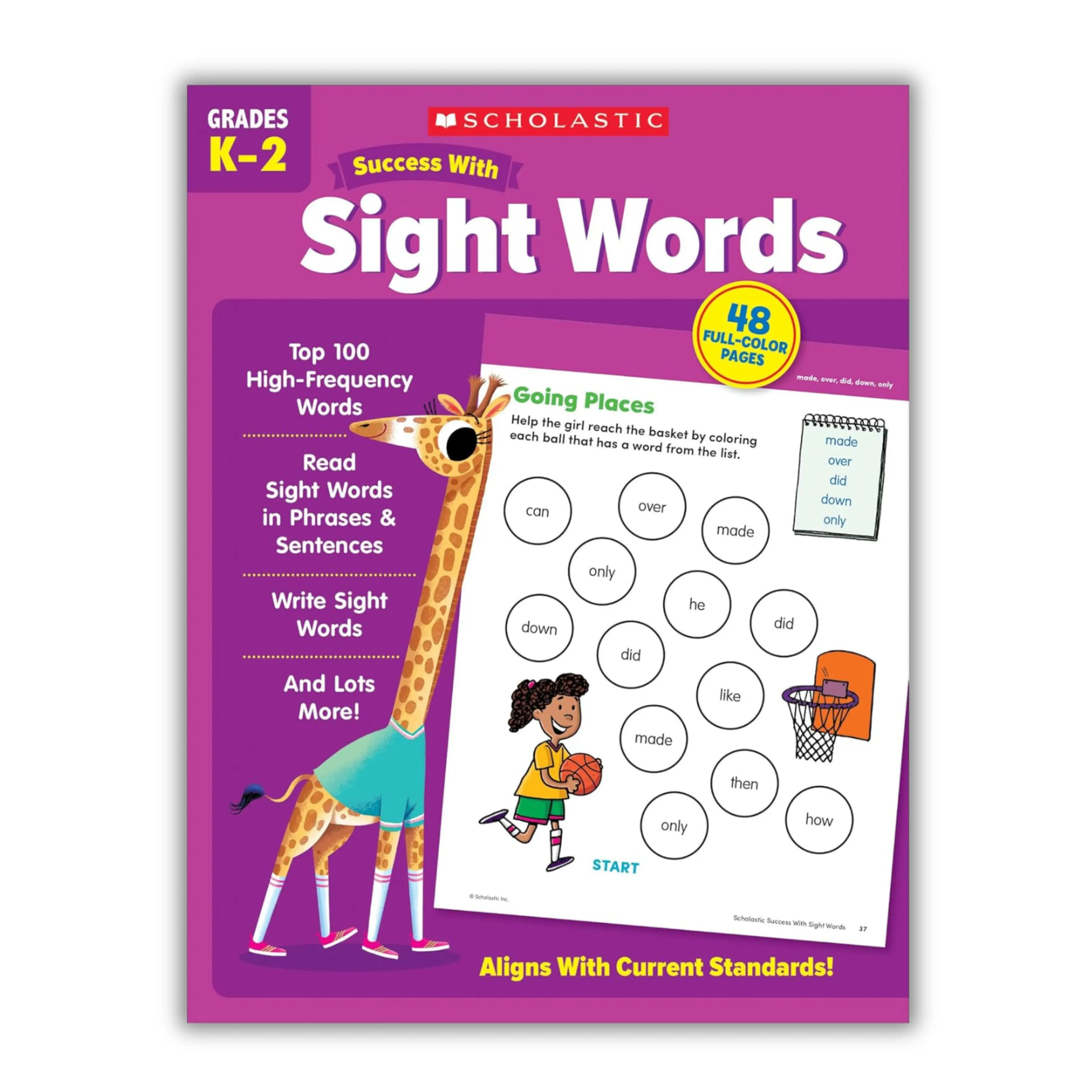 Scholastic Success with Sight Words Workbook