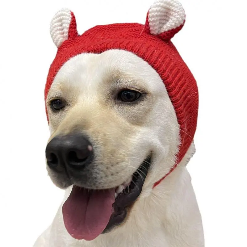 Pet Hat Winter Medium And Large Dogs Labrador Golden Retriever Funny Headgear Warm Cute Puppy Hat Cartoon 55334