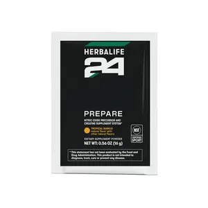 Herbalife24 Prepare Tropical Mango Flavor  Drink Mix – 10 Single-Serve PacketsDrink Mix for Energy Focus & Performance Support with Caffeine & Electrolytes 14.1 oz