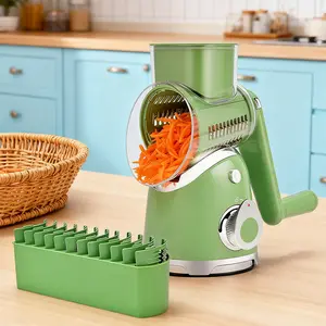 SUSTEAS Cheese Grater – Reinforced Non-Slip Suction Base for Safe, Stable Shredding, Includes Blade Storage Case, Dishwasher Safe Kitchen Utensils for Easy Cleaning