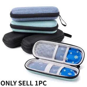 Insulin Cooling Bag Portable Insulated Cooler Box Waterproof Ice Pack for Travel, Keeps Medicines Fresh, Ideal for Diabetics, Ice Retention Cooler, Soft Sided Cooler