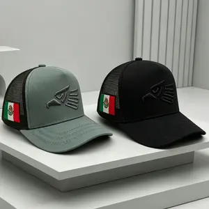 Unisex Mexican Eagle Label Baseball Net Caps Spring Summer Outdoor Adjustable Casual Hats Dad Hat Su