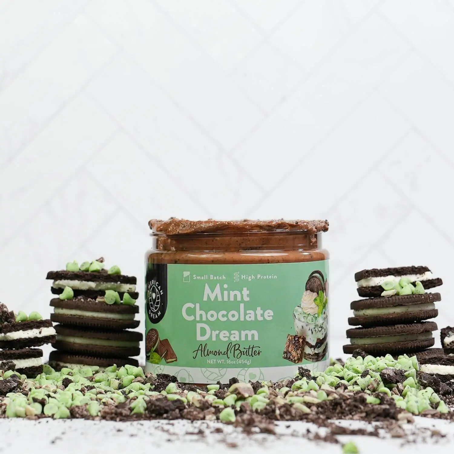 Mint Chocolate Dream Almond Butter Snack Sugar