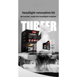 Advanced Car Headlight Repair Kit with Crystal Coating Technology Deep Cleaning Polishing Formula for Maximum Brightness Restoration