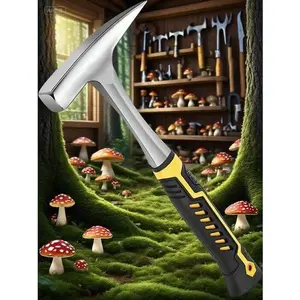 18oz Forged Steel Sheet Metal Hammer with Shock Reduction Grip, Professional HVAC Tool for Welding and Chipping, Heavy Duty Tinner's Hammer, Durable Construction for Precision Metalwork, Ergonomic Handle for Comfortable Use