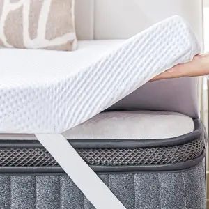 2 Inch Memory  Mattress Topper Full Size with Breathable  Cover,   Mattress Pad to Revitalize Old or Sagging Beds, Non-Slip and Machine Washable for Easy Care
