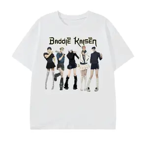 Baddie Kaisen T-Shirt, Jujutsu Kaisen Anime Tee, Gifts Shirt, Unisex Vintage Graphic Tees Gothic Grunge Y2k Emo Scene Amity Affliction Style Clothes Men Women Streetwear