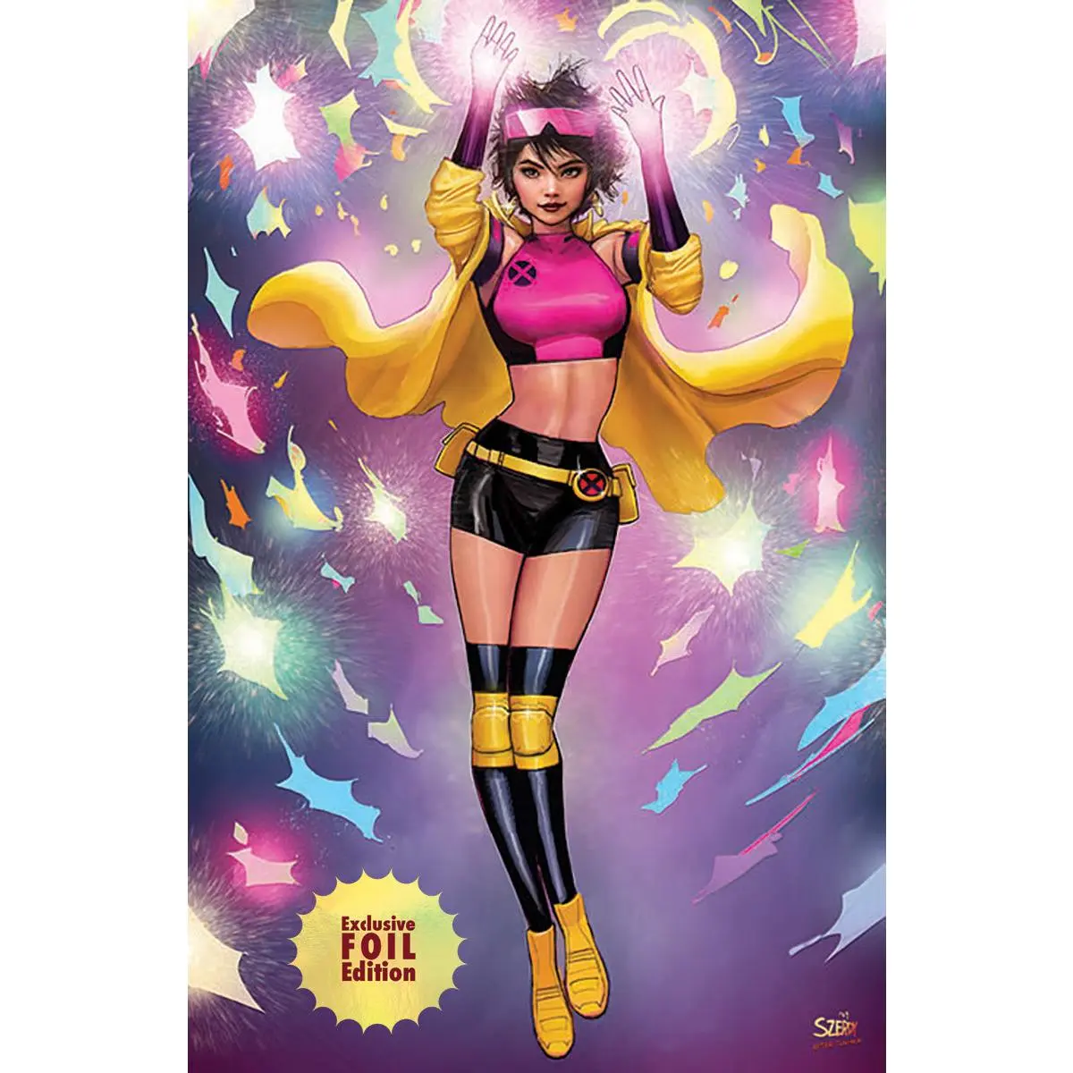 New Uncanny X-Men #244 Foil Facsimile - Unknown Comics Nathan Szerdy Exclusive Virgin NYCC 2024 Variant (10/23/2024) - Features Psylocke, Jubilee, Storm, Rogue