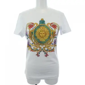 Pre-owned VERSACE Cotton Small Leather Goods Jeans T shirt