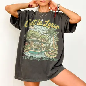 WDW Epcot Inspired Living With The Land Retro Shirt, Funny Park Get In Loser We're Learning About Lettuce Disneylan Tee, WDW Family Trip