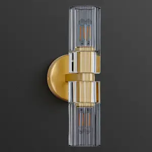 Crystal Brass Sconces Wall Lighting