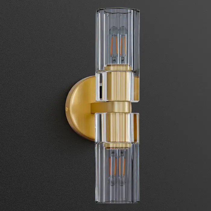 Crystal Brass Sconces Wall Lighting