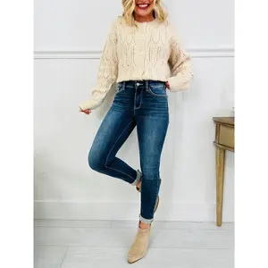 Judy Blue Confidently Cozy Thermal Skinny Jeans in Reg/Curvy