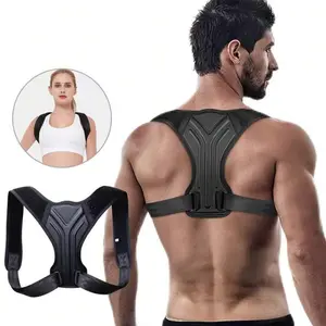 Unisex Adjustable Back Posture Corrector Comfortable Invisible Support Brace for Office Workers Gym Users Outdoor Activities Pain Relief