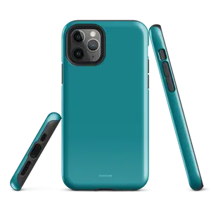 Solid Color teal iPhone® Case - Pantone® 321